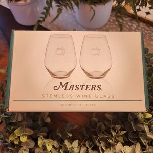 Masters Stemless Wine Glass Set